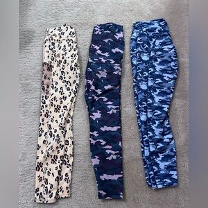 Fabletics workout yoga pants power-hold size small. 3 pair.